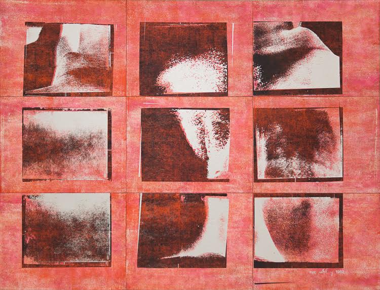 THE EMPRESS OF 42ND STREET New York 1982 181 x 139 cm tinta acrílica e vinílica sobre canvas board coleção Marcelo Zugaib